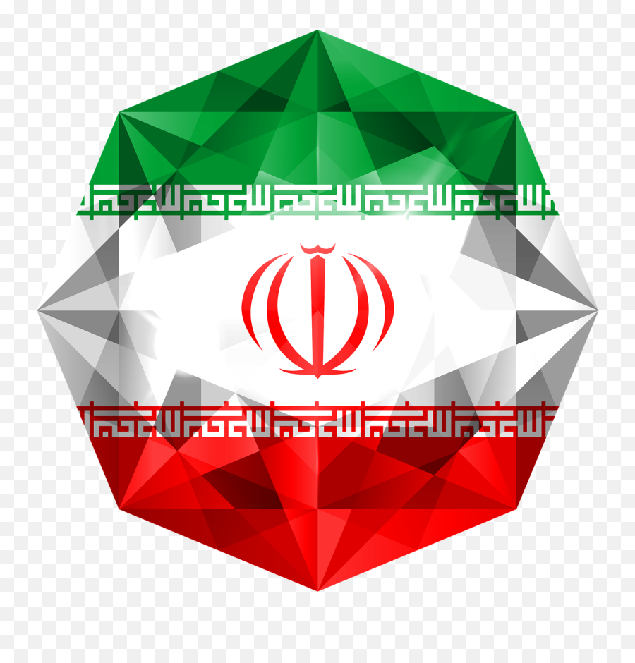 Diamond Flag Tajikistan Iran Public Domain Image - Freeimg Bandiera Iran Png,Iran Flag Png