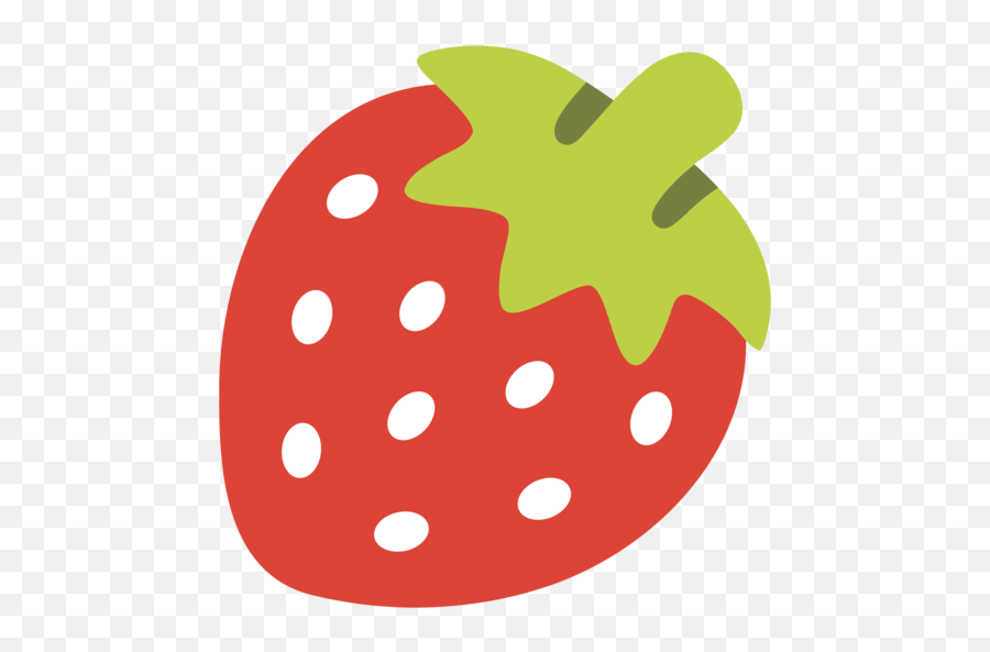 Strawberry Emoji - Transparent Background Strawberry Emoji Png,Fresa Png