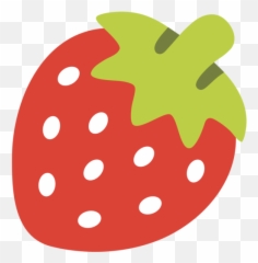 Strawberry Emoji - Transparent Background Strawberry Emoji Png,Fresa Png