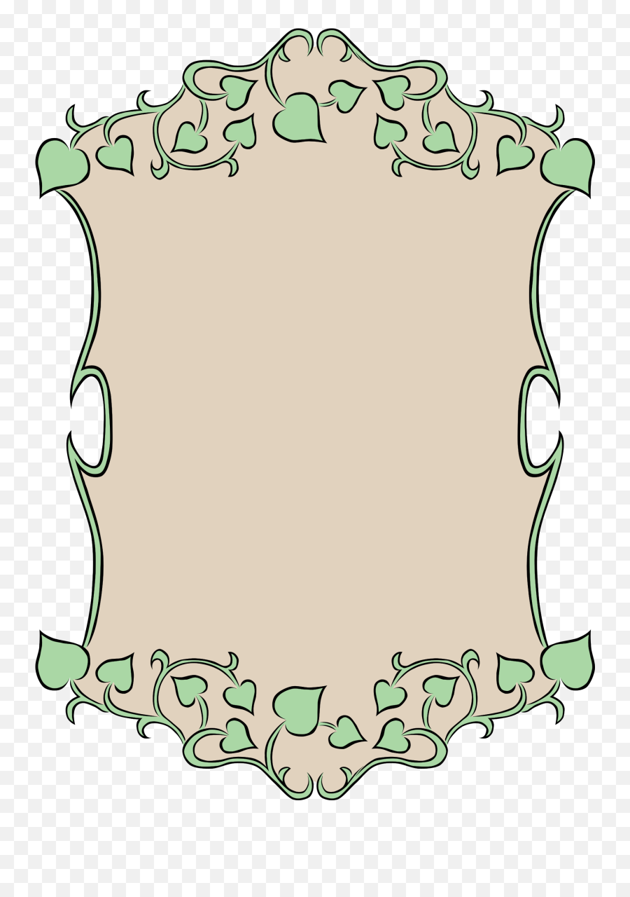 Download This Free Icons Png Design Of - Pink And Green With Ivy Borders Clip Art,Ivy Border Png
