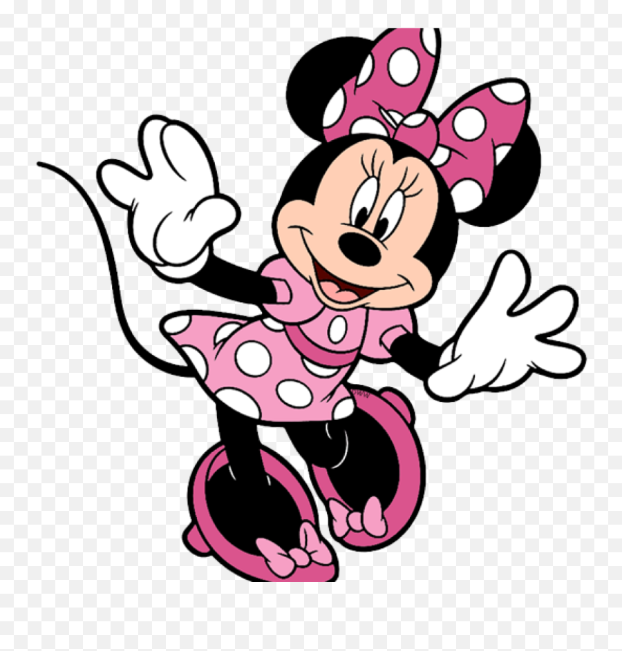 Minnie Mouse Clip Art Free Clipart - Pink Png,Minnie Mouse Face Png