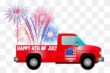 200 Free 4th Of July U0026 Independence Day Illustrations - 4th Red Pick Up Truck png