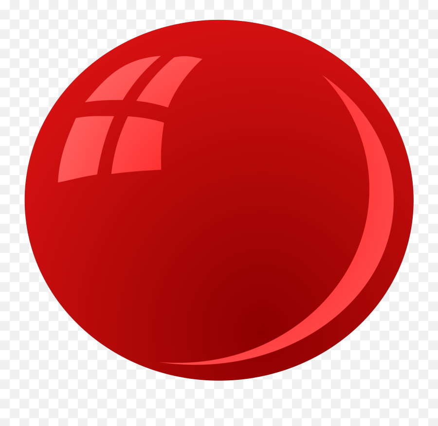 Bubble Red Svg Vector Clip Art - Svg Clipart Boule Rouge Png,I Icon Buble