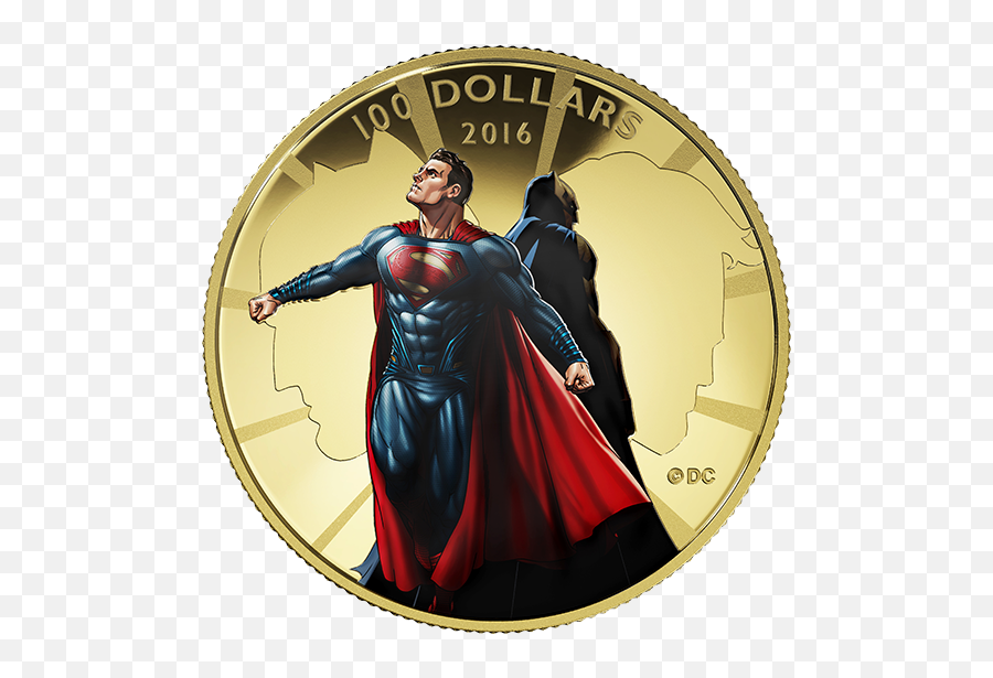 Royal Canadian Mint Announces V - Superman Gold Coin Png,Icon Vs Superman