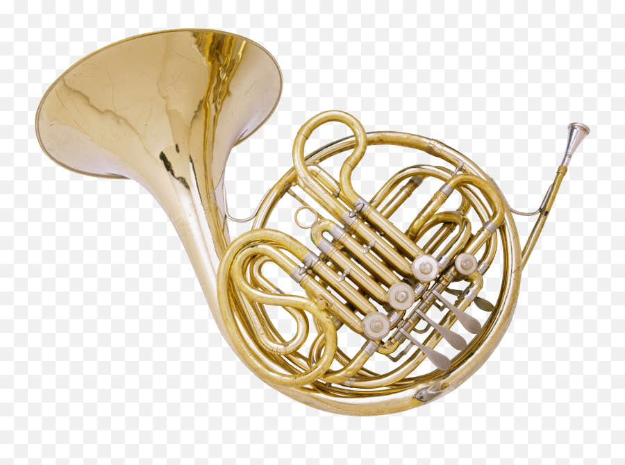 Trumpet And Saxophone Transparent Png - French Horn Transparent Background,Saxophone Transparent Background