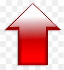 Up Arrow Red - Symbol png