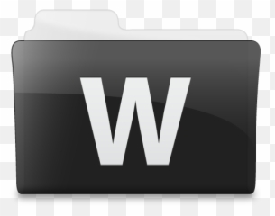 Microsoft Word Icon Download - Folder Png