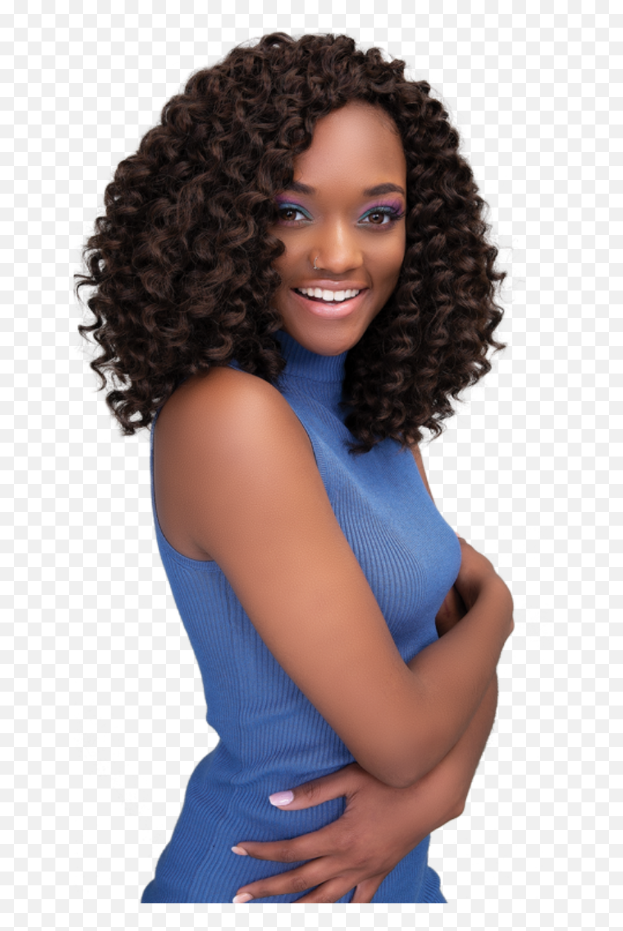Janet 3x Chic N Curly - 3x Chic N Curl Png,Icon Girl Half Wig