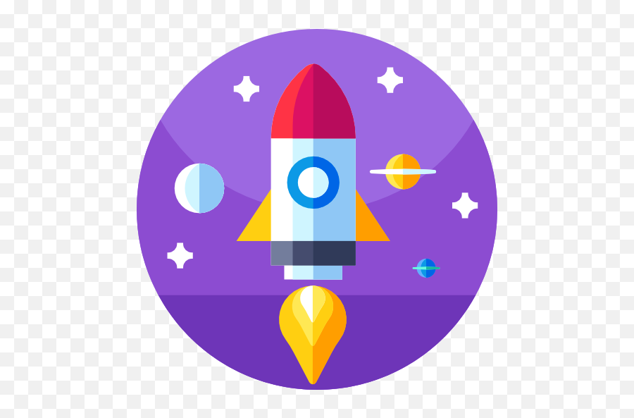 Rocket Launch - Free Transport Icons Rocket Icon Launch Purple Png,Rocket Flat Icon