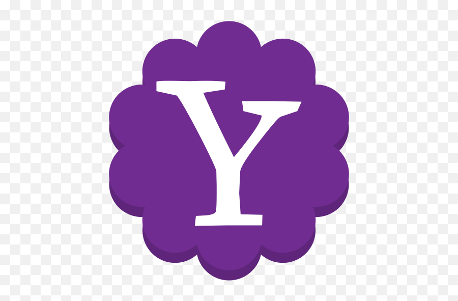 Flower Round Social Media Yahoo Icon - Yahoo Png,Yahoo Heart Icon