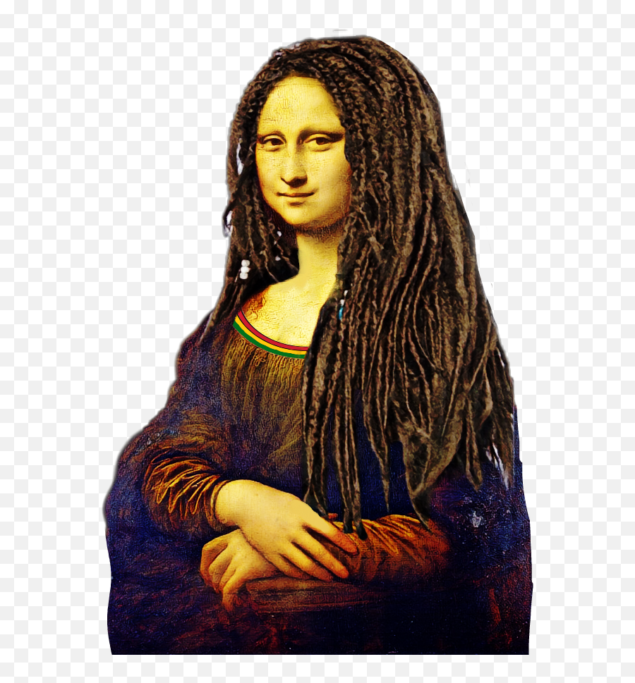 Rasta - Monalisa Painting Is So Famous Png,Dreads Png