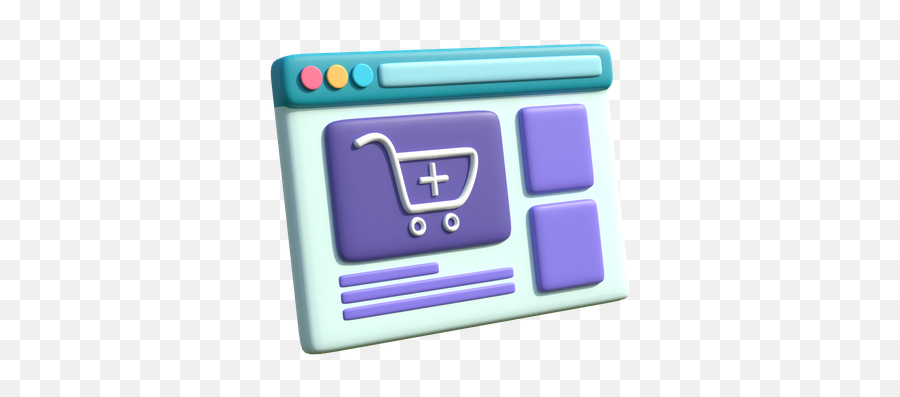 Ecommerce Icon - Download In Colored Outline Style 3d E Commerce Web Icons Png,Ecommerce Icon