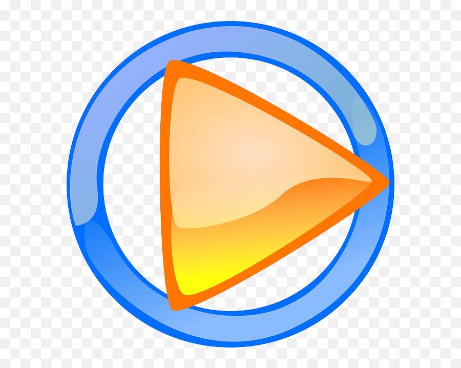 Orange Video Icon Png 79414 - Free Icons Library Gambar Animasi Tombol Png,Mv Icon