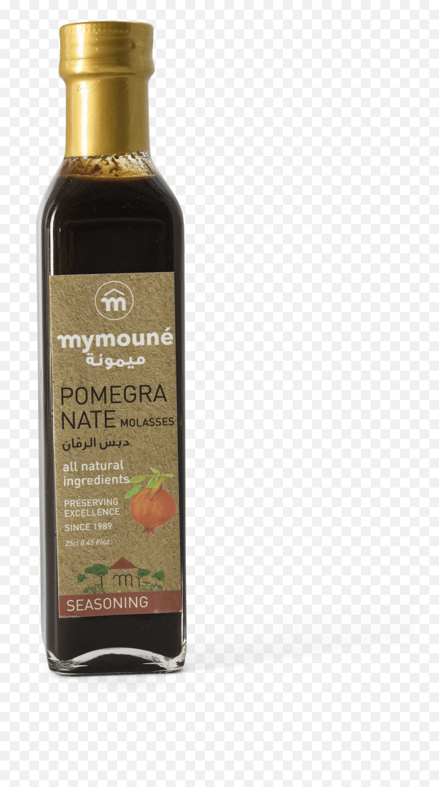 Mymouné Pomegranate Molasses - Glass Bottle Png,Pomegranate Transparent