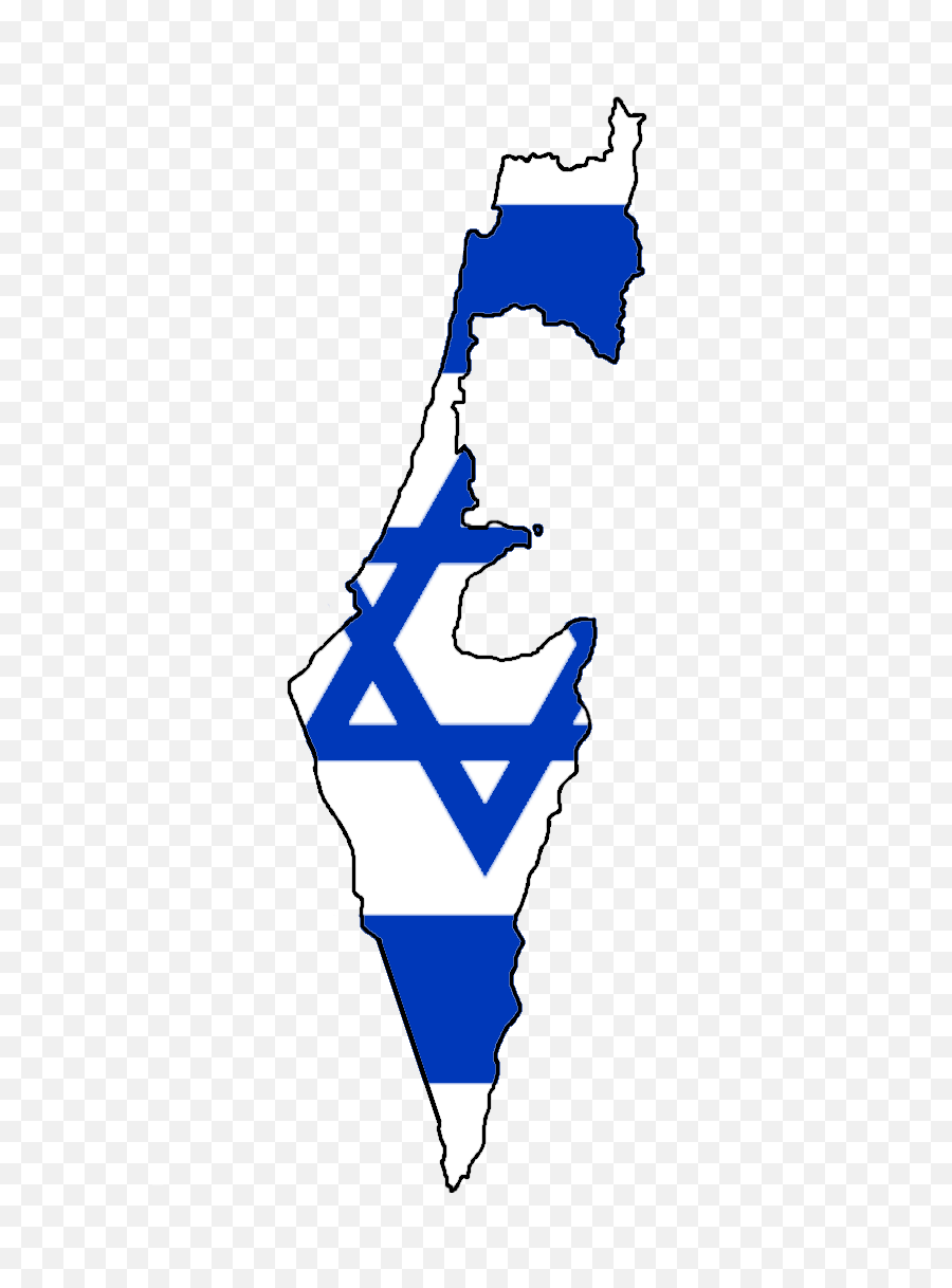Map Vector Graphics Flag National - Flag Map Of Israel Png,Israel Png