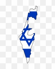 Map Vector Graphics Flag National - Flag Map Of Israel Png,Israel Png
