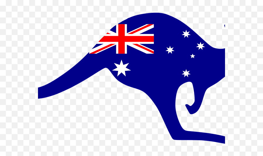 Australia Flag Clipart Black - Flag Of Australia Png Kangaroo Australia Flag Png,Black Flag Png