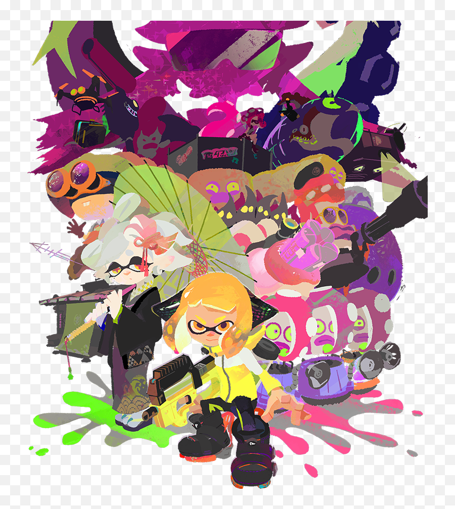 Splatoon 2 Hero Mode Revealed Bundles Accessories More - Splatoon 2 Hero Mode Art Png,Marie Splatoon Icon