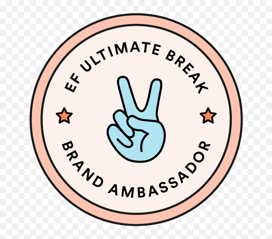 1 Travel Brand Ambassador Program Ef Ultimate Break - V Sign Png,Yfc Icon Bohol