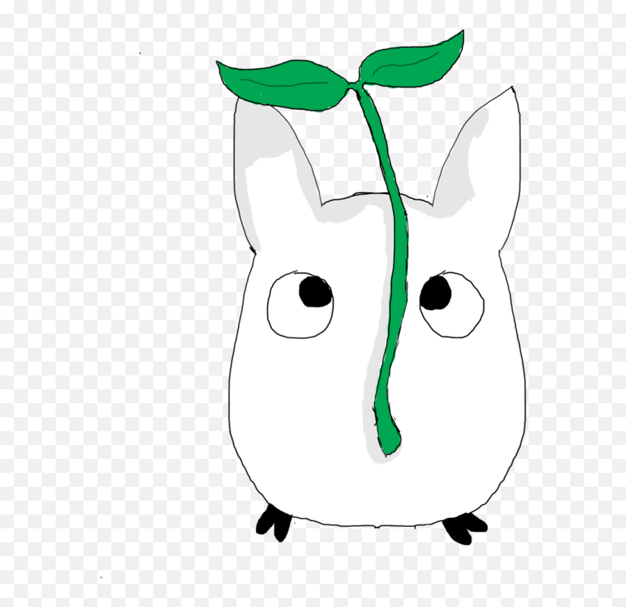 Download White Totoro By Noodlecutie - White Totoro With Transparent White Totoro Png,Totoro Png