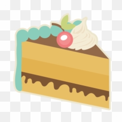 Birthday Cake Photo Clipart Transparent - Background Piece Of png