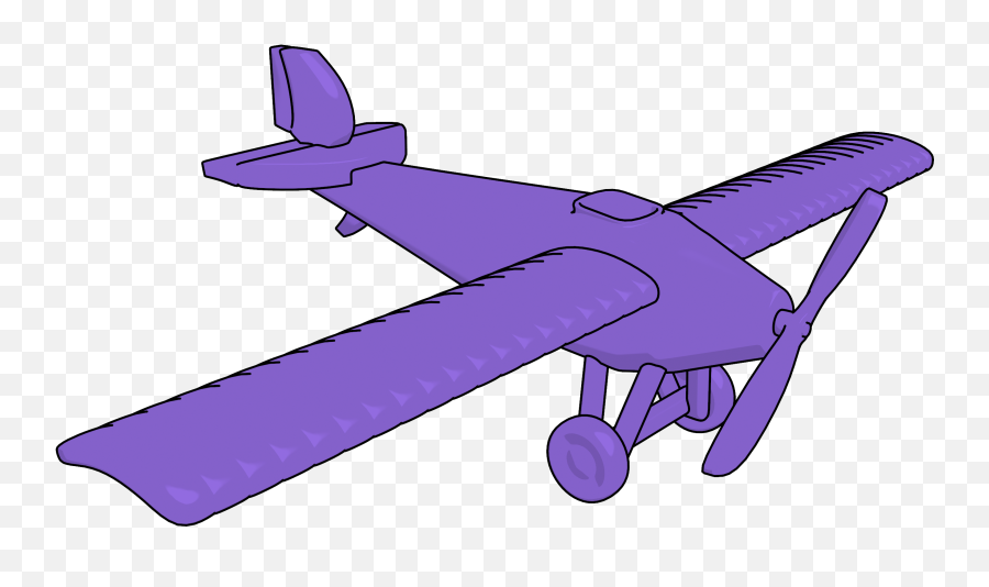 Monoplane V1 Plane Clipart Png - Airplane,Cartoon Airplane Png