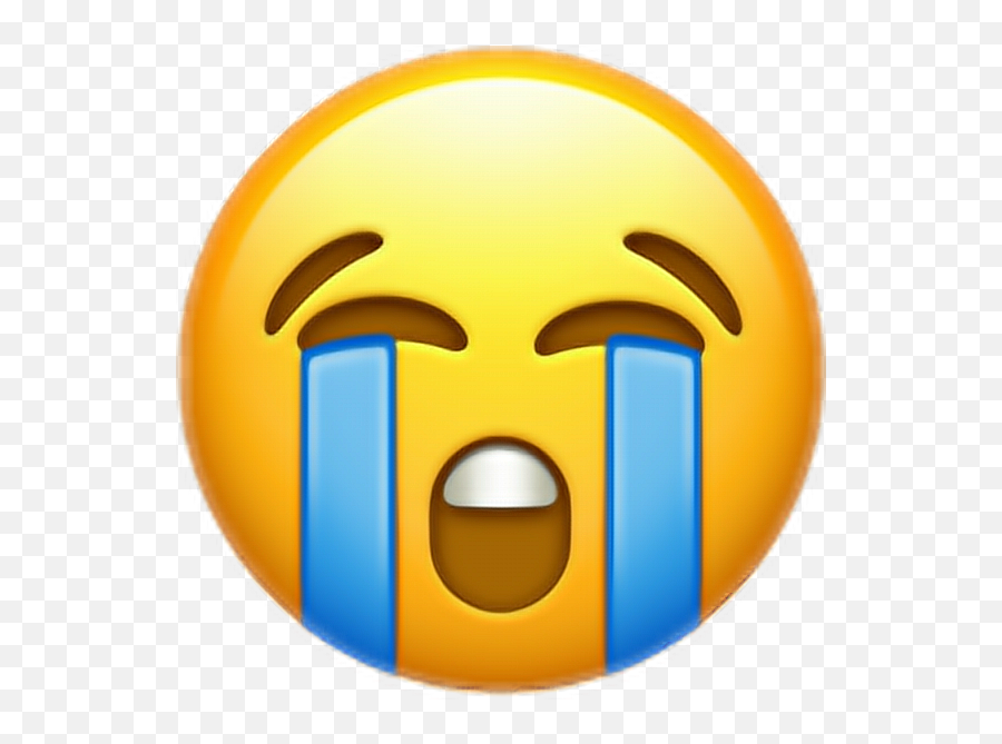 Download Hd Emoji Transparent Png Image - Nicepngcom Emoji Crying,Shocked Emoji Transparent Background