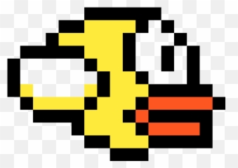 Pixilart - Transparent Flappy Bird Background Png,Flappy Bird Png