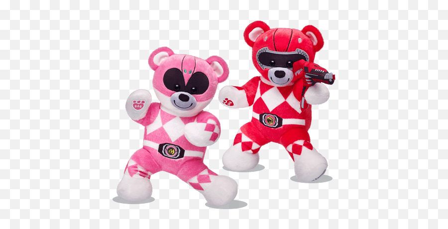 Take Home Your Own Power Ranger From Build - Abear Interest Pink Morphin Power Build A Bear Power Rangers Png,Power Rangers 2017 Png
