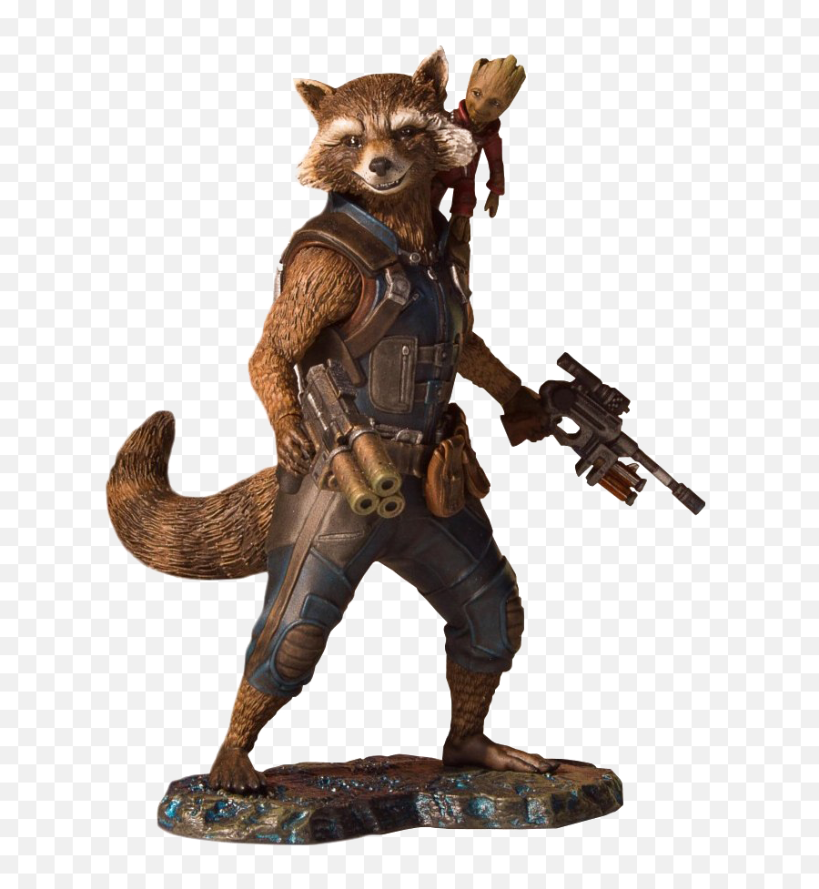 Guardians Of The Galaxy Png Transparent Images All - Marvel Rocket Raccoon Statue,Guardians Of The Galaxy Png