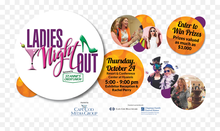 Cape Cod Ladies Night Out - Graphic Design Png,Ladies Night Png