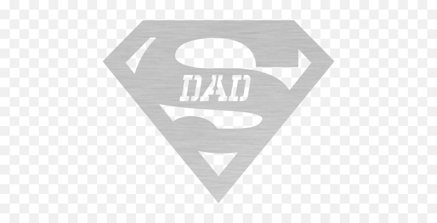 Super Dad Png - Emblem,Superman Logo Black And White