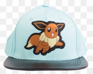 Pokemon - Eevee Snapback Cap Green Baseball Cap Png,Eevee Png