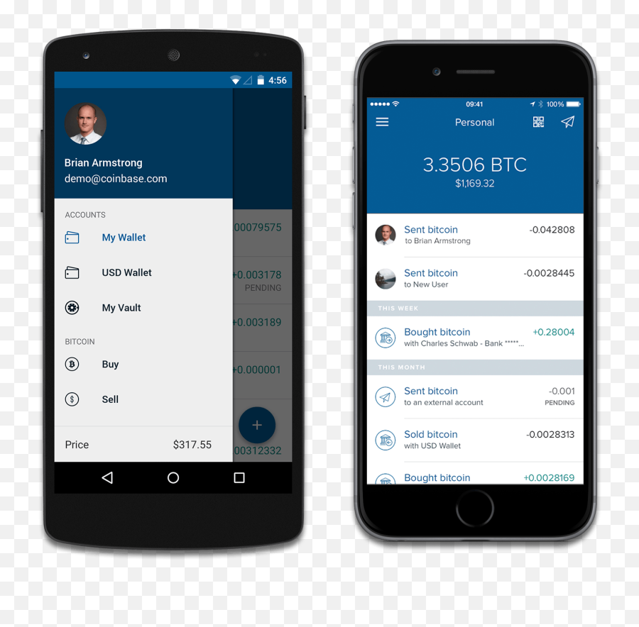 Coinbase Launches Redesigned Ios And - Mobile Coinbase Transactions History Png,Coinbase Png