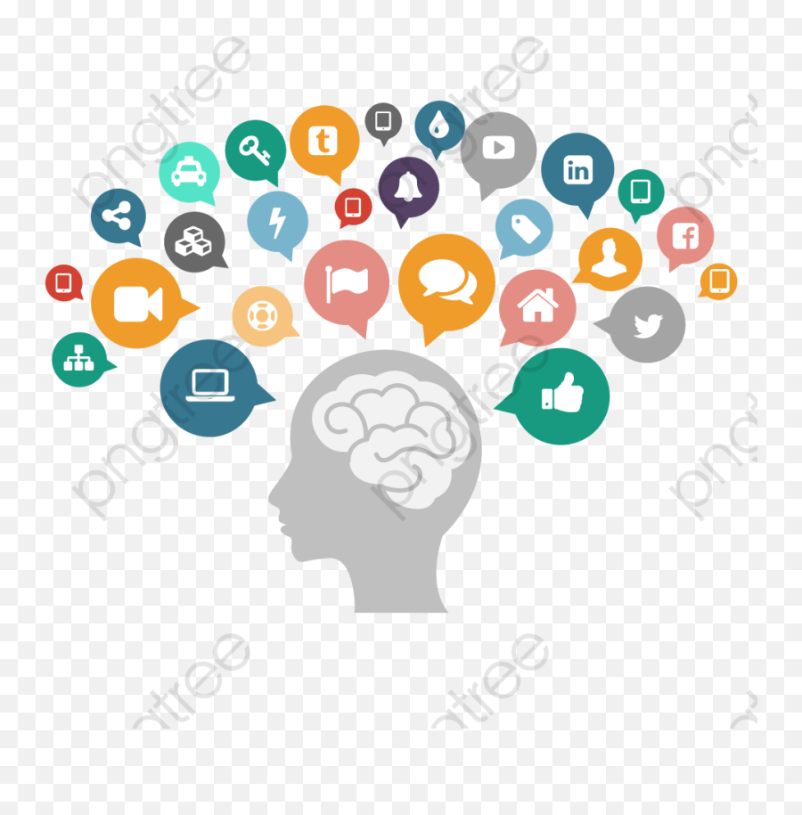 People Thinking Vector Material - Thinking Brain Transparent Background Png,Thinking Png