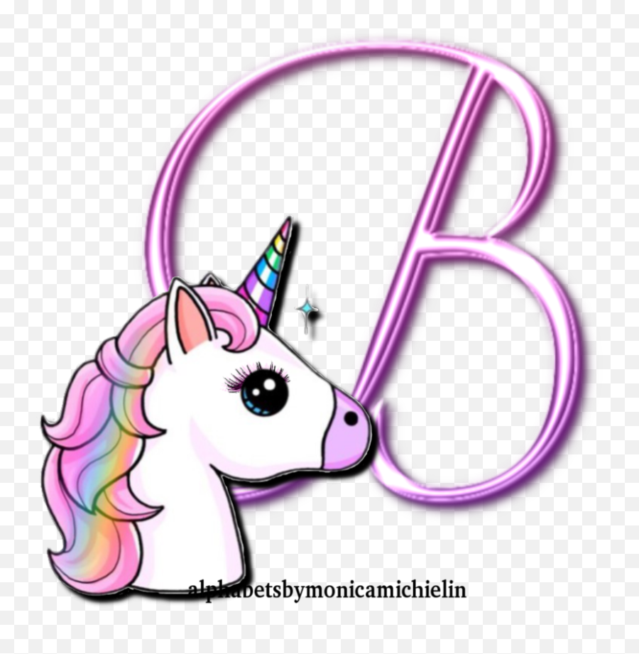Monica Michielin Alfabetos 4 - Soft Purple Unicorn Alphabet Kawaii Unicorn Easy Drawings Png,Unicornio Png