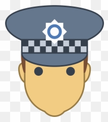 Uk Police Officer Icon - Clipart png