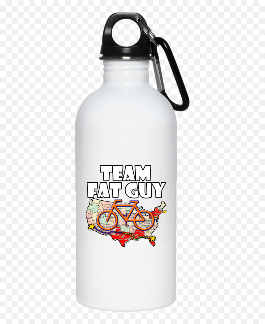 Team Fat Guy 20 Oz Stainless Steel Water Bottle U2013 Wasteland - Momlife Water Bottle Png,Fat Guy Png