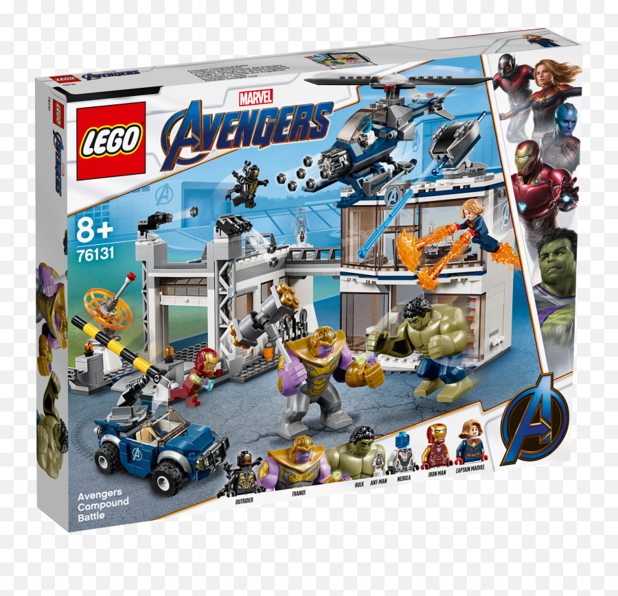 Avengers Compound Battle 76131 - Sets Lego Marvel Super Heroes Png,Antman Logo