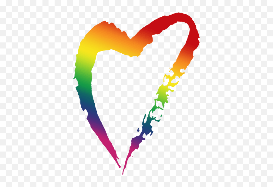 Rainbow - Standing On The Side Of Love Png,Rainbow Heart Png