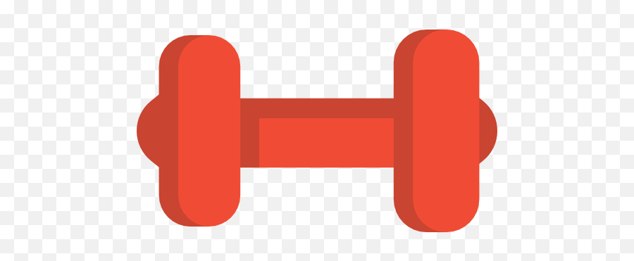 Dumbbell - Free Sports Icons Red Dumbbell Icon Transparent Png,Dumbbells Png