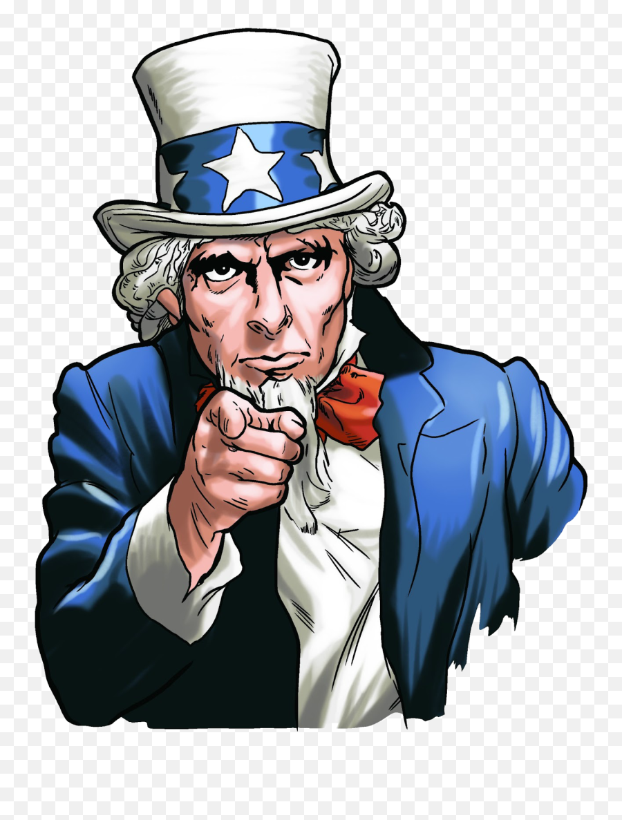 4th Of July Uncle Sam Clipart - 4th Of July Uncle Sam Png,Uncle Sam Hat Png