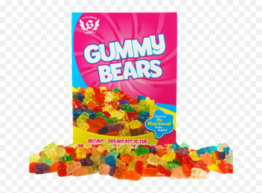 Itsugar Gummy Bears Big Cereal Gift - Gummy Bear Cereal Png,Gummy Bear Logo