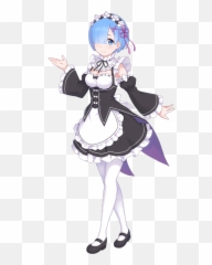 Zero Kara Hajimeru Isekai Seikatsu - Rem Re Zero Official Art Png,Rem Re Zero Png