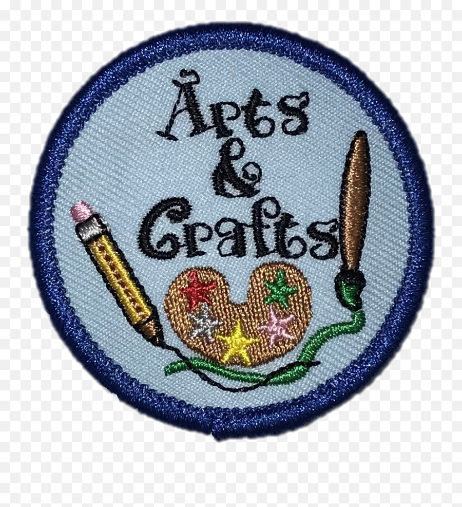 Arts And Crafts Badge - Embroidered Png,Arts And Crafts Png