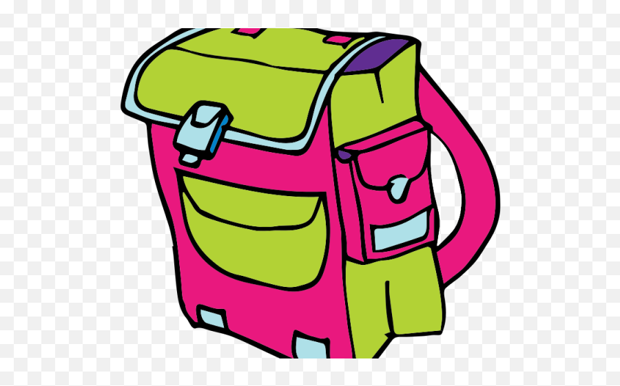 Homework Clipart Backpack - School Bag Clipart Png Bag Cartoon Transparent Background,Homework Transparent