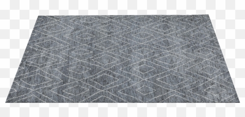 Double Diamond Moroccan Rug U2013 Grey White - Mat Png,White Rectangle Transparent