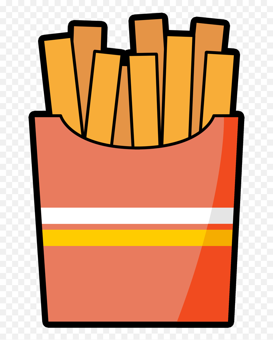 Fries Clipart Cute Transparent Free For Download - Cartoon Transparent French Fries Png,Kawaii Potato Png