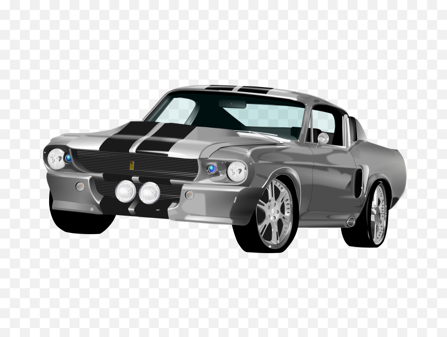 Mustang 500gt Clip - Car Mustang Clip Art Png,Mustang Logo Clipart