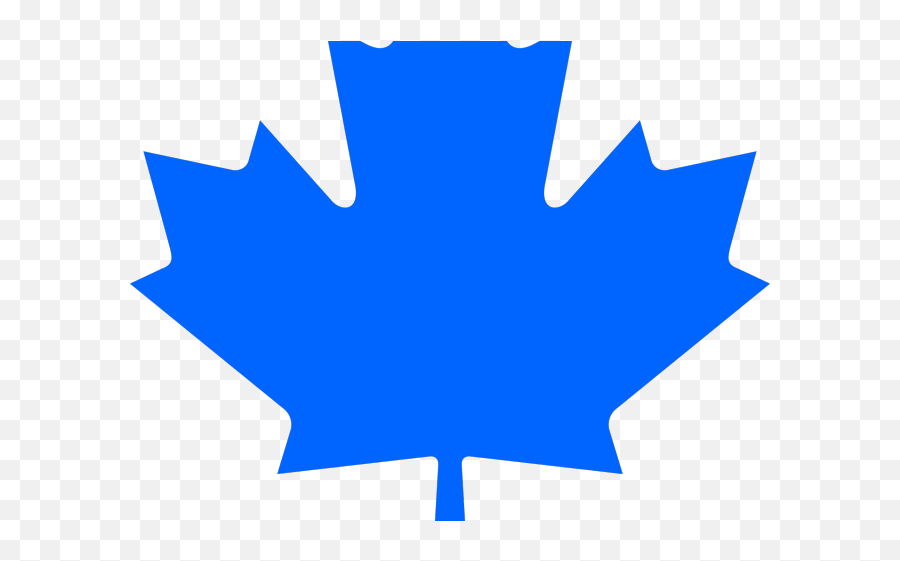 Maple Leaf Clipart File - Canadian Maple Leaf Png Download Blue Canadian Maple Leaf,Maple Leaf Transparent Background
